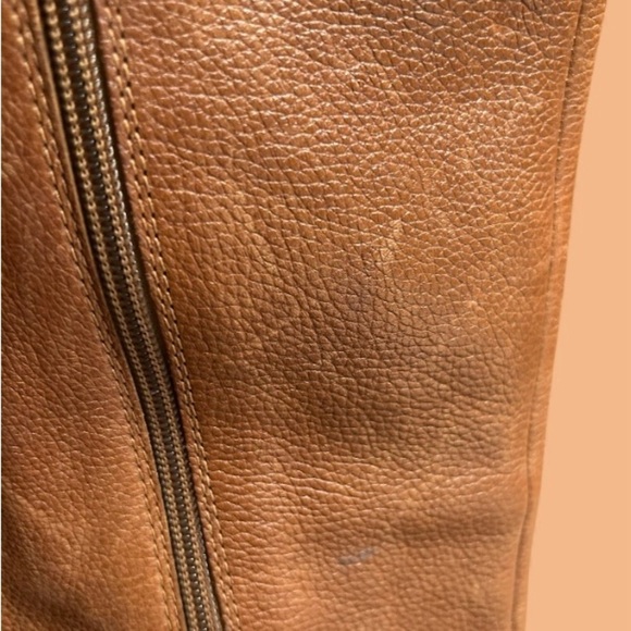 Naturalizer Chestnut Brown Leather Riding Boots 7 Classiccore Americana - Picture 6 of 11